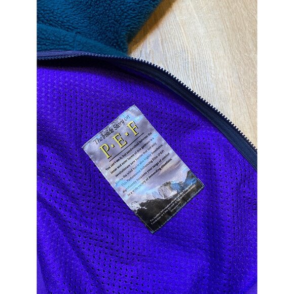 VTG 90's Patagonia PEF Deep Pile Retro X Fleece Jacket Made in USA Large - Picture 9 of 9